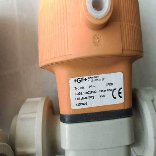 议价GF 气动隔膜阀 D25DN20 Typ024  PP-H拍前询价