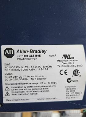【询价】AB电源1606-XLS480E，适用
