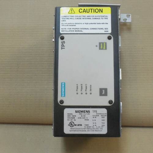 SIEMENS TPSC1160 TVSS TRANSIENT VOLTAGE SURGE SUPPRESSION DE