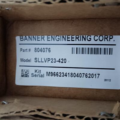 BANNER邦纳安全光幕SLLVP234201套议价