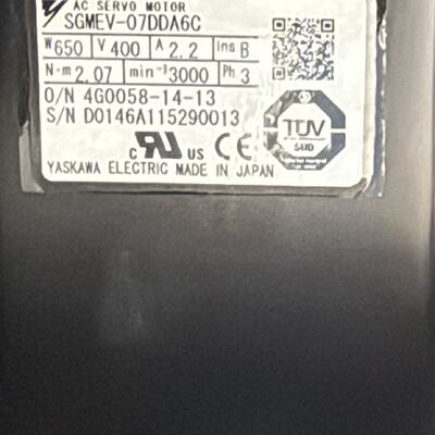 议价议价SGM-08A3TE11/SGM-08A3G14B??带减速机伺服马达 原装质保