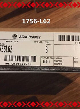 议价1756-L62 AB 控制器4MB内存CPU模块,全新 未拆封