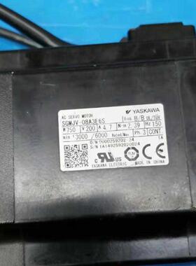 议价SGMJV08A3E6S安川词服电机成色漂亮保修3个月议价