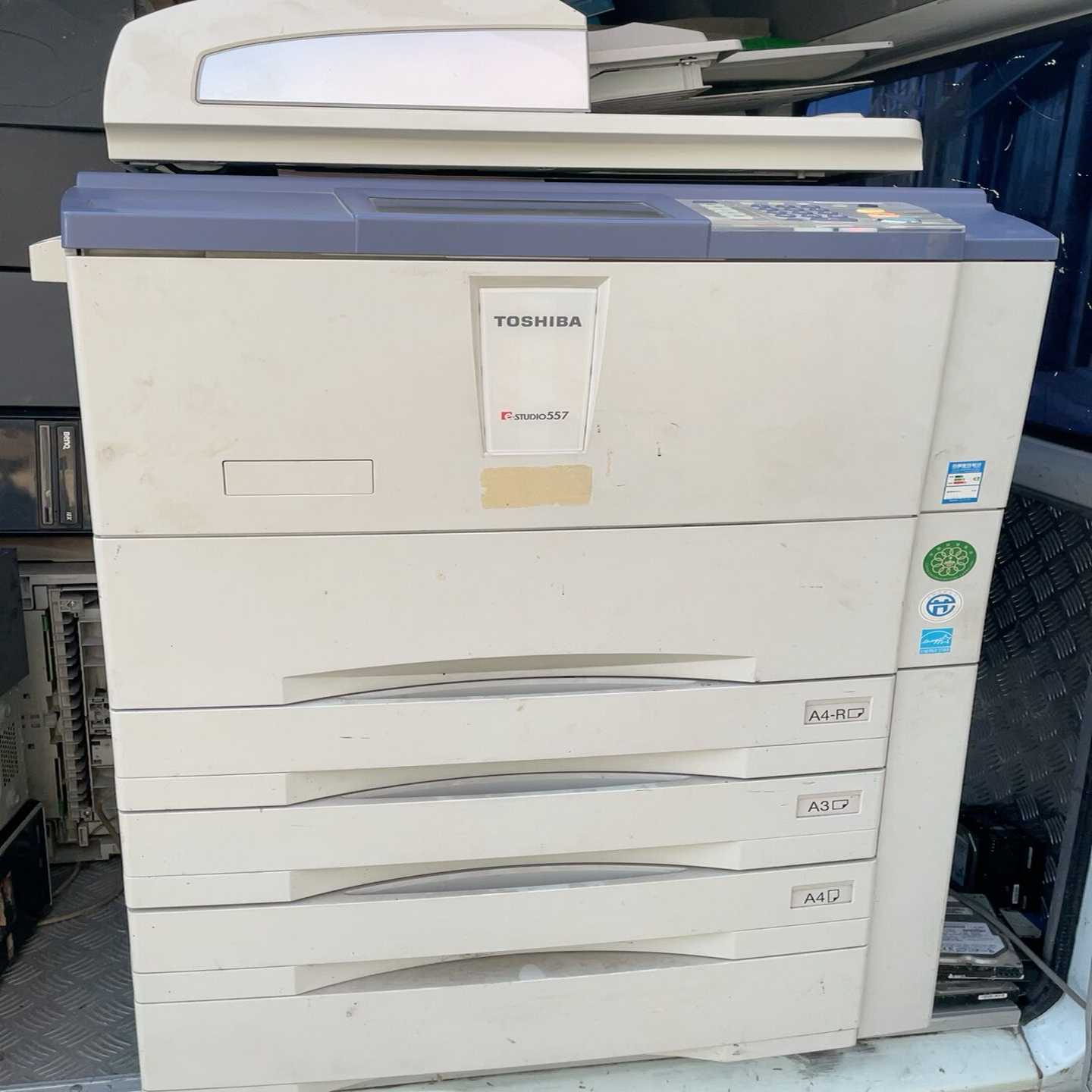 东芝557复印机，单位机器打印很少总共页数才22万--议价商品