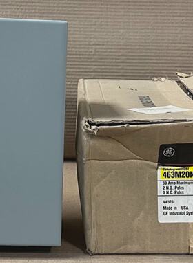 New GE 463M20NJA10A0 Lighting Contactor 2 Pole 30 Amp 120V 6