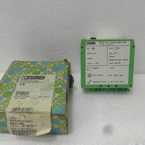 Phoenix Contact MCRPS230AC24DC100 Power Supply  NEW