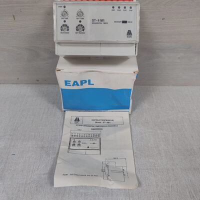 EAPL ST4M1 V2.0 SEQUENTIAL TIMER 240V NEW W FILTHY BOX