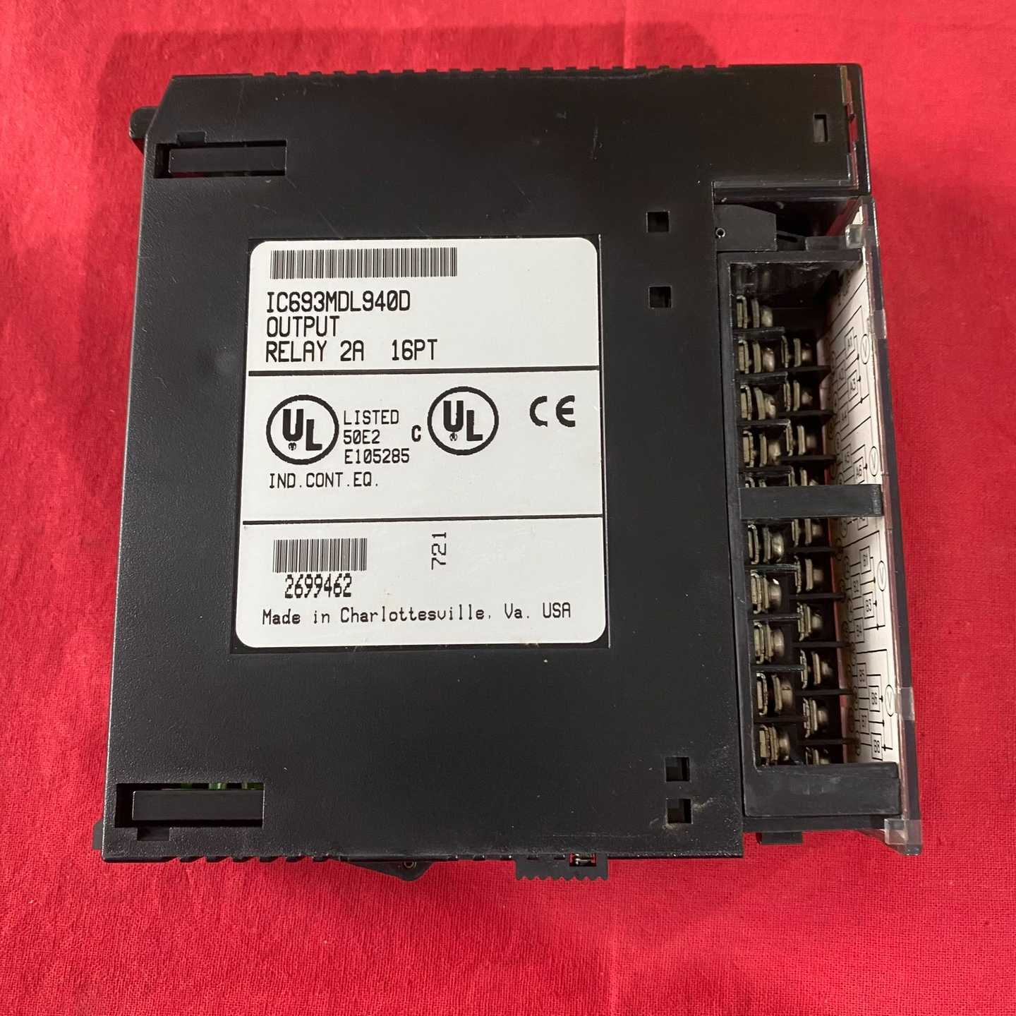 GE输出继电器模块，16PT，型号IC693MDL940D，--议价商品