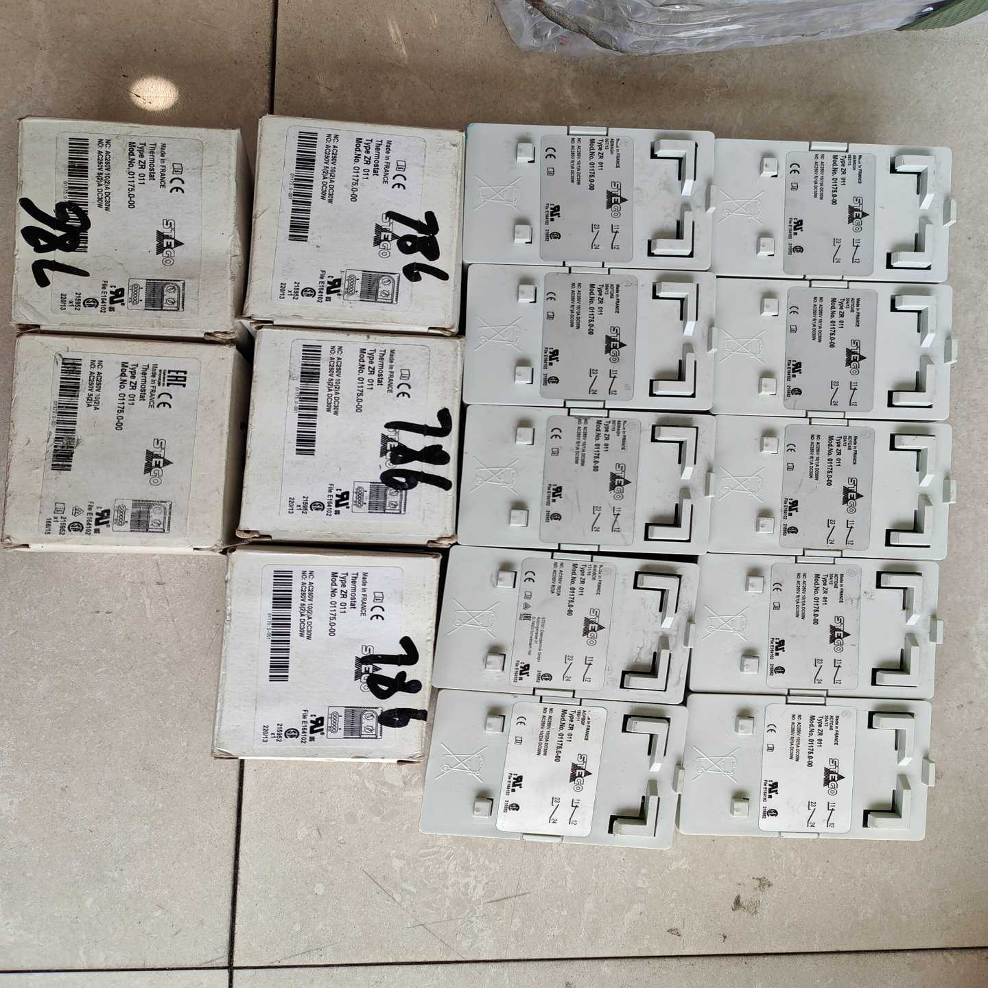 STEGO温控器，型号ZR011，法国制造。全新未使用，包--议价商品