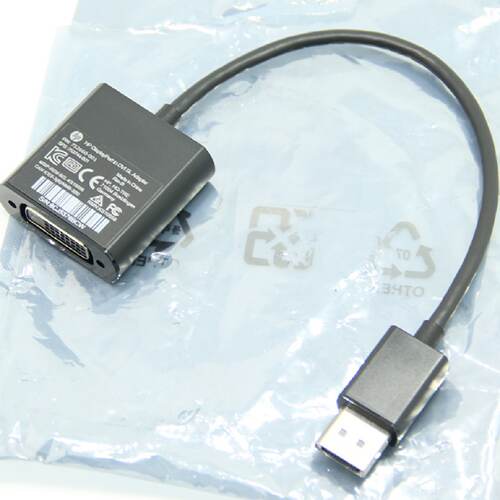 供应HP原装DP转DVI转接线 电脑主机转接头 显卡用DP转DVI线材*