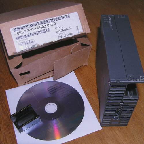 Siemens 6ES73401AH020AE0 E01 Simatic S7300 CP340 RS232C used