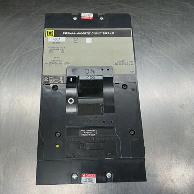 Square D Q4L3400 Thermal Magnetic Circuit Breake 3Pole 400a