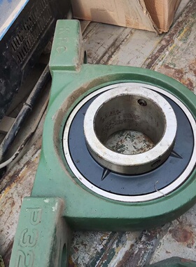 全新KFC带座轴承型号P322外球面球轴承绿色座体非-议价