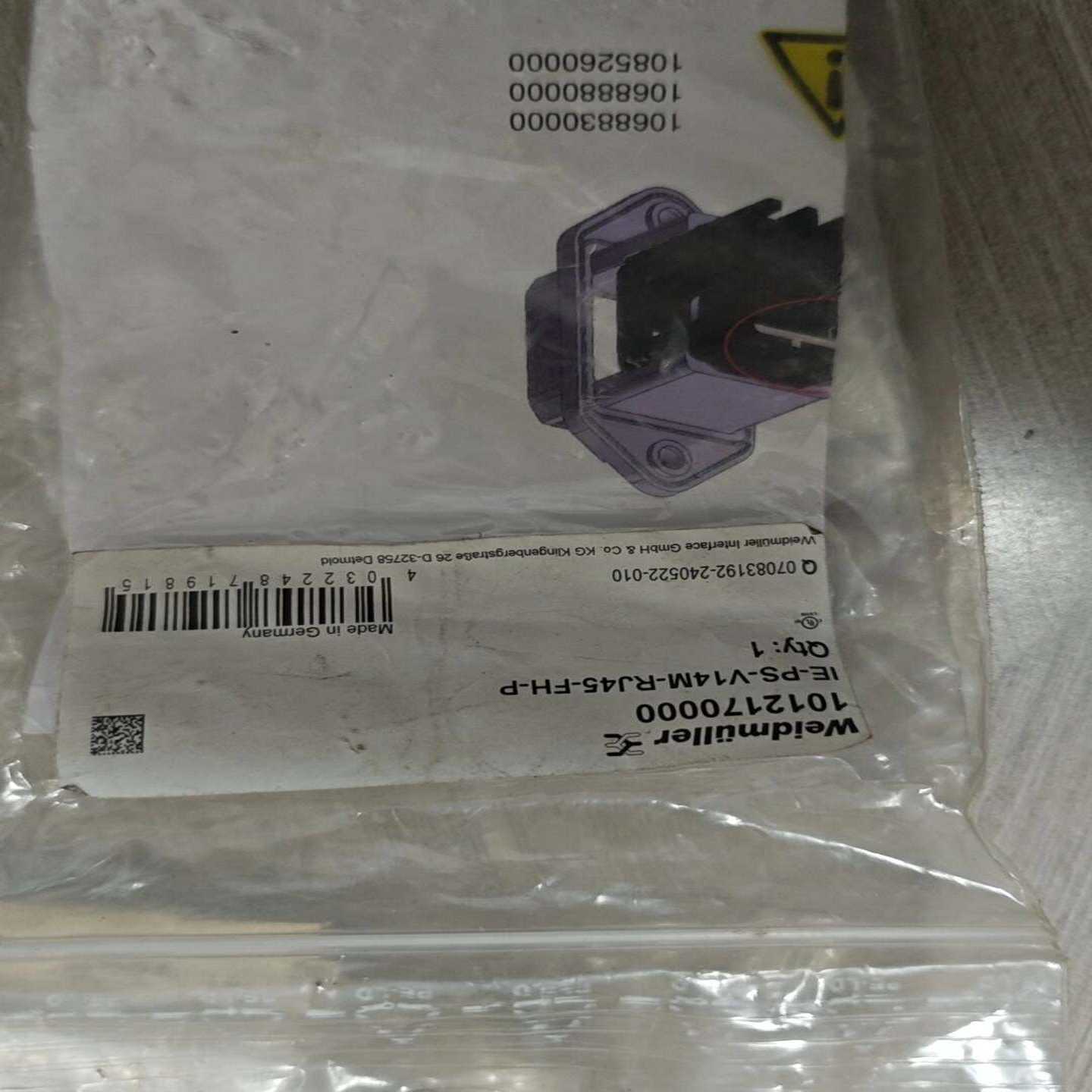 全新原装德国魏德米勒Weidmuller网络接头，型号IE--议价