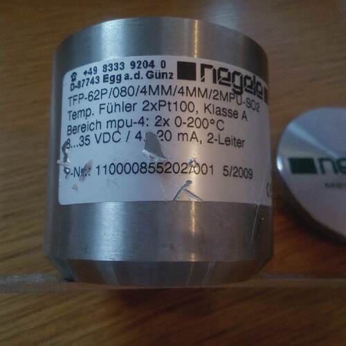 Temperatur Sensor AndersonNegele TFP62P0804MM4MM2MPUSO2  2xP