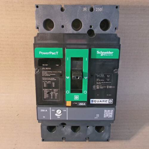 NEW Square D JRL36250 250 AMP 3 POLE POWER PACT SILK SCREEN