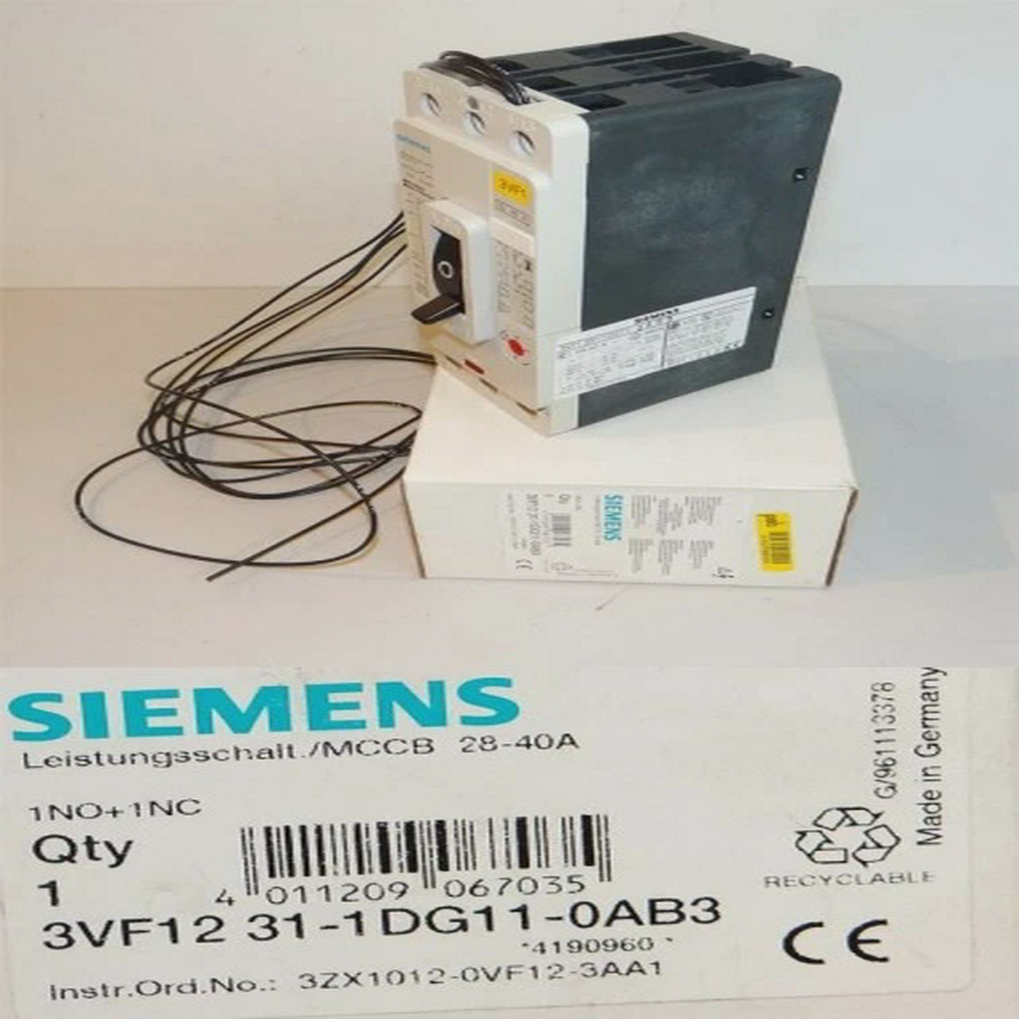 SiemensLeistungsschalter3VF1231-1DG11-0AB33VF1231-1DG11