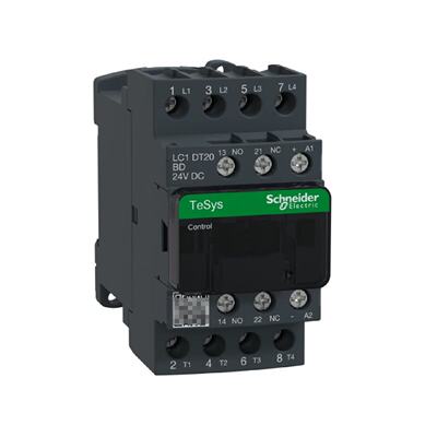 议价施耐德TeSysD四极接触器20A 1NO1NC 24VDC LC1DT20BDC