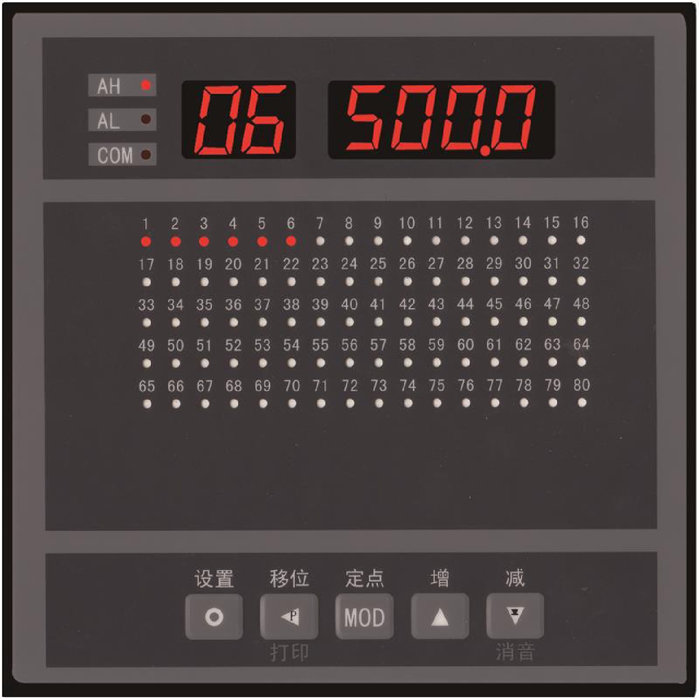 依跞昆仑天辰XSL-D172LM2V0工控带继电器控制pt100CU50温度巡检仪