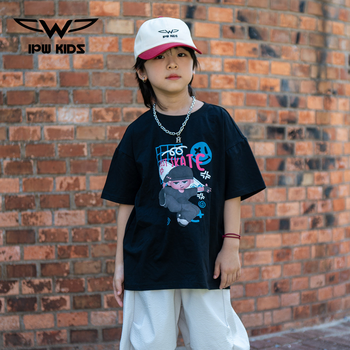 IPW男童短袖夏季纯棉薄款