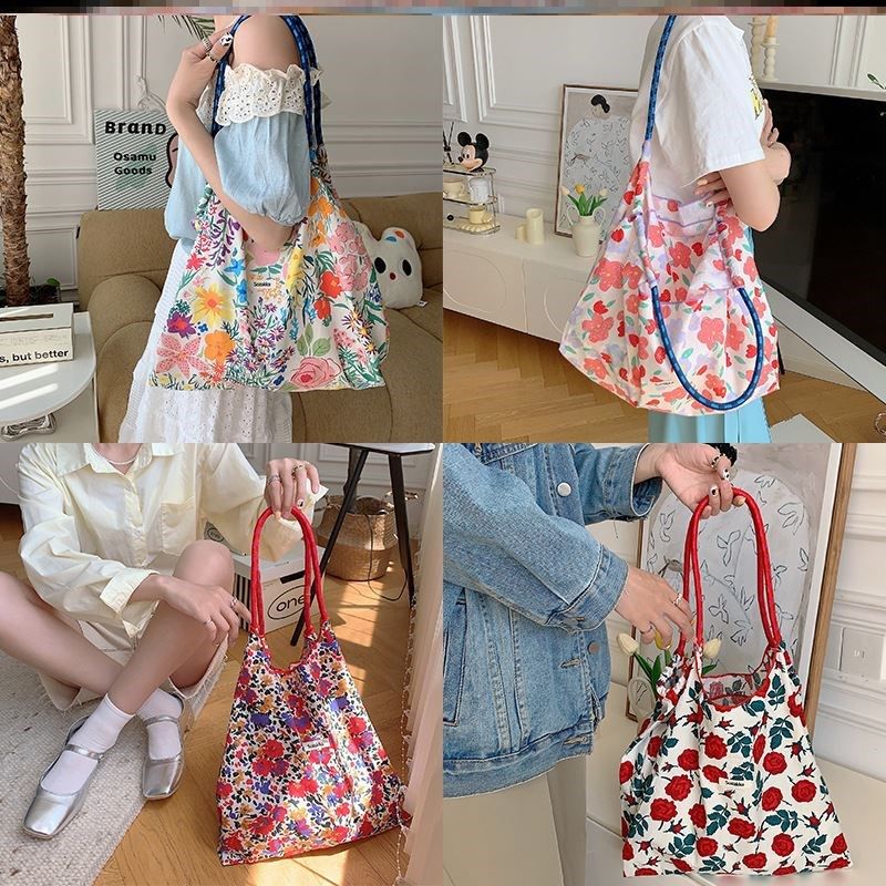 艺术感韩系慵懒风帆布包女2025新款小个子帆布袋设计师设计感小众