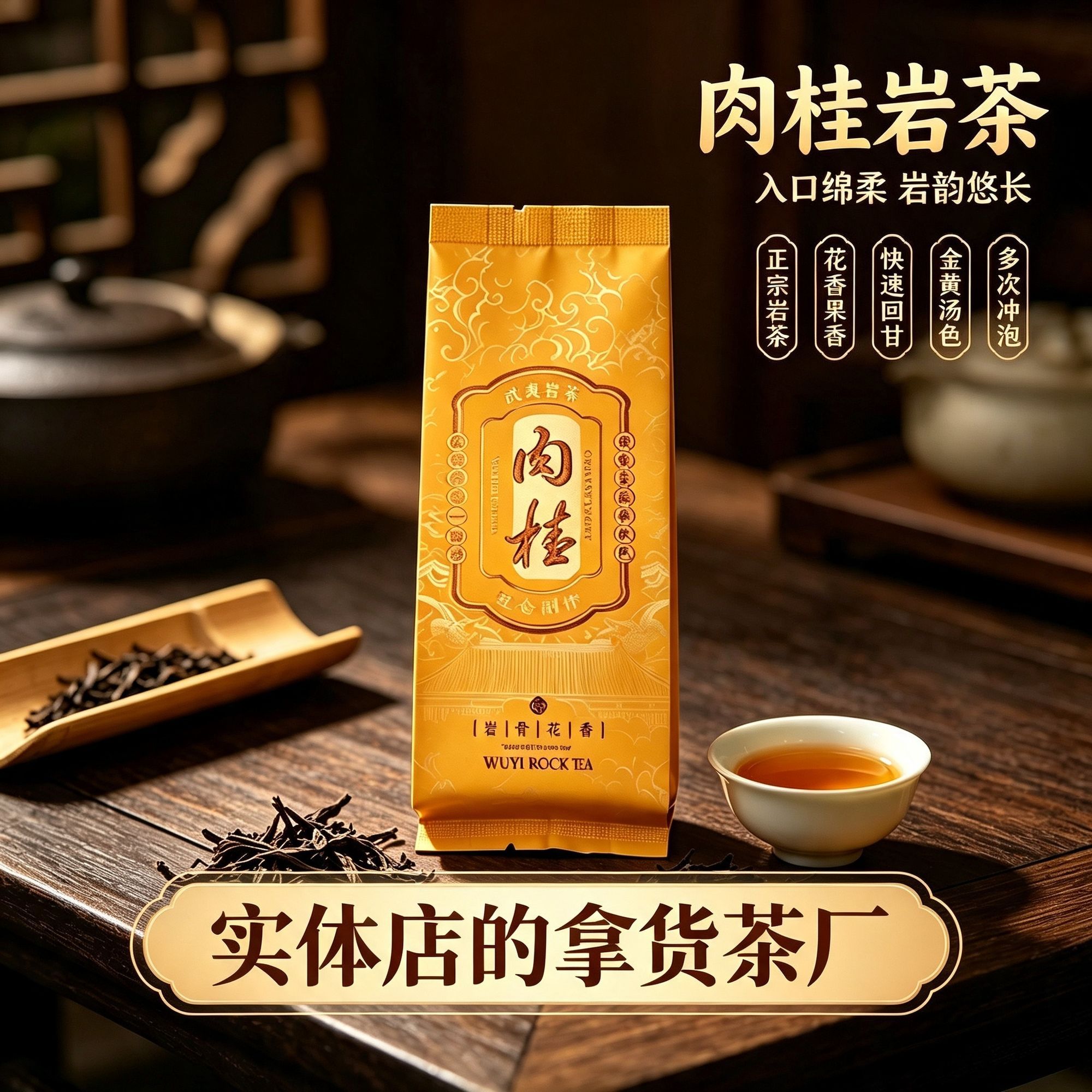 武夷山正岩特级肉桂浓香岩茶