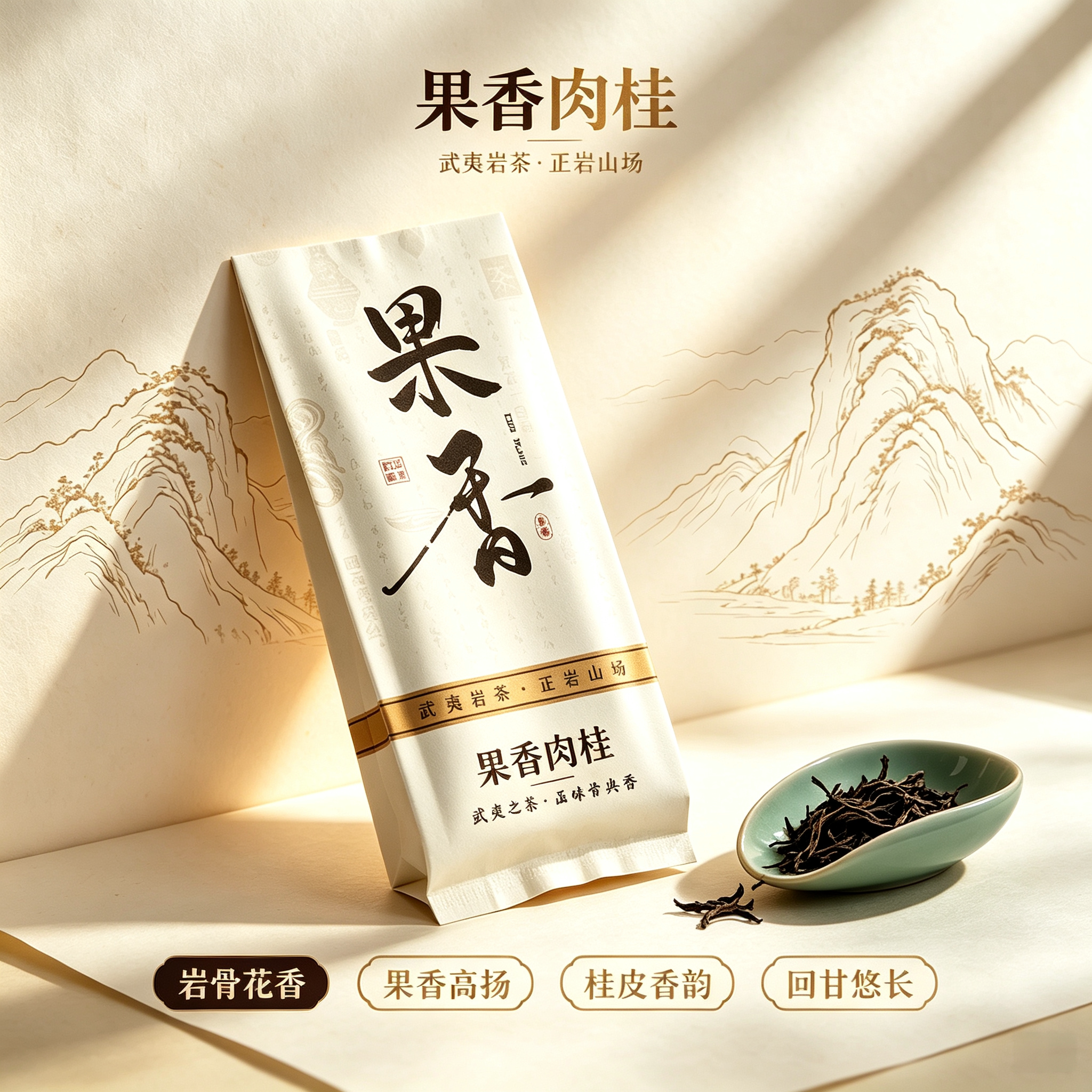 武夷正岩果香肉桂岩茶2026新茶