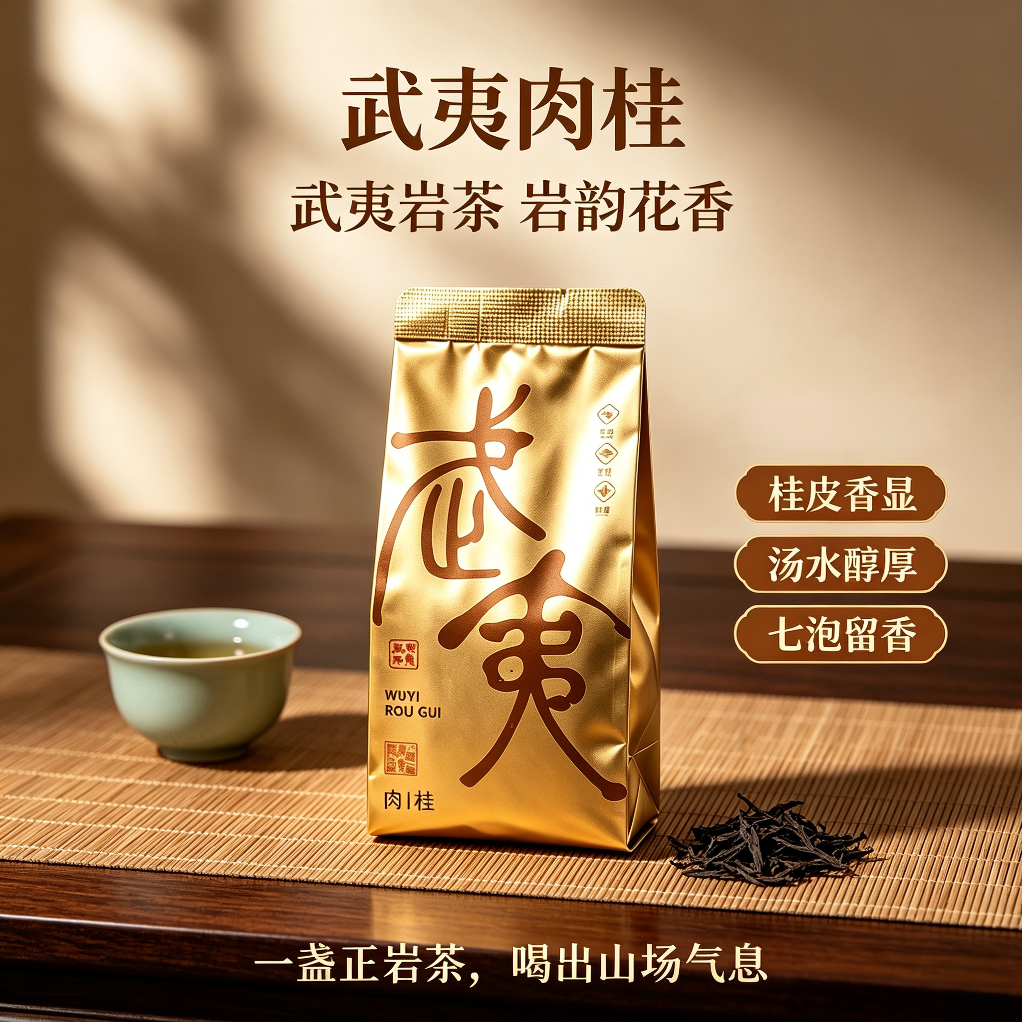 武夷正岩肉桂炭焙浓香袋泡岩茶