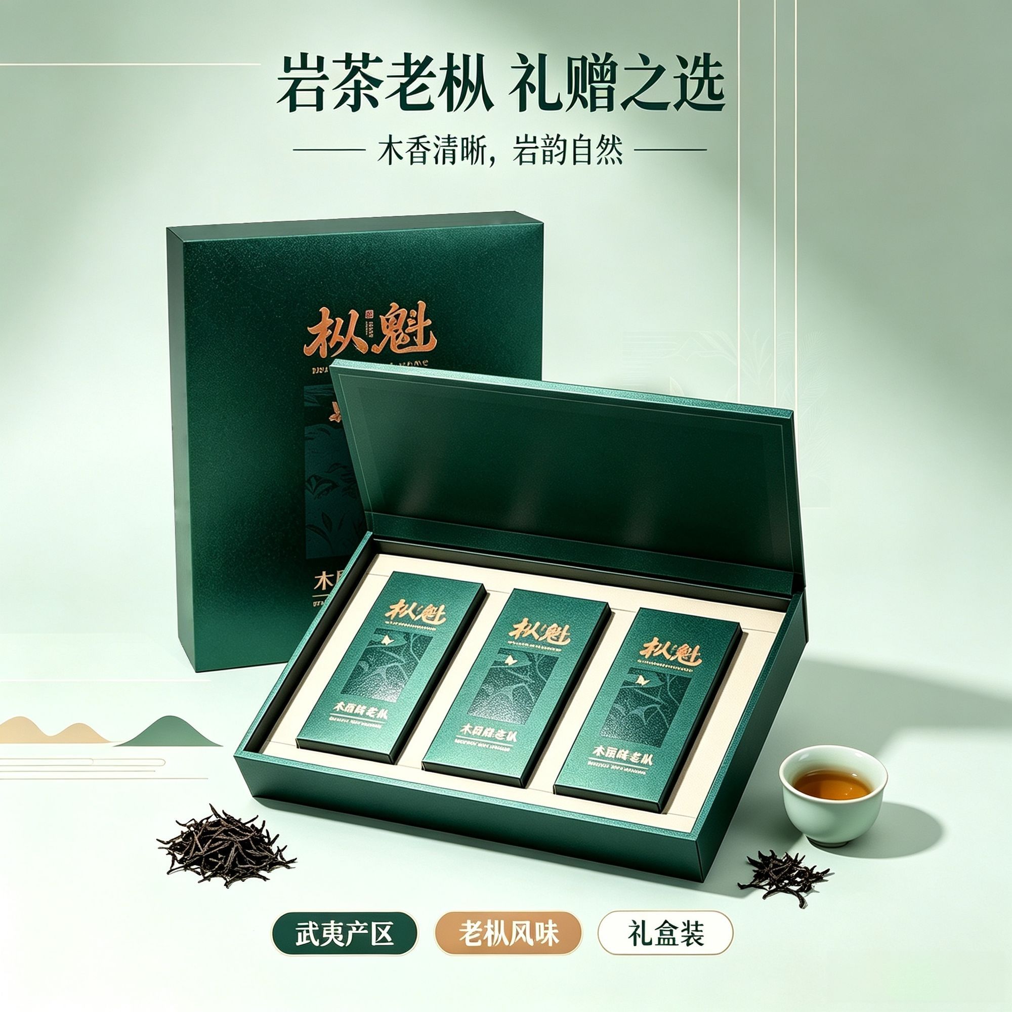 2026新款武夷岩茶礼盒中秋伴手礼