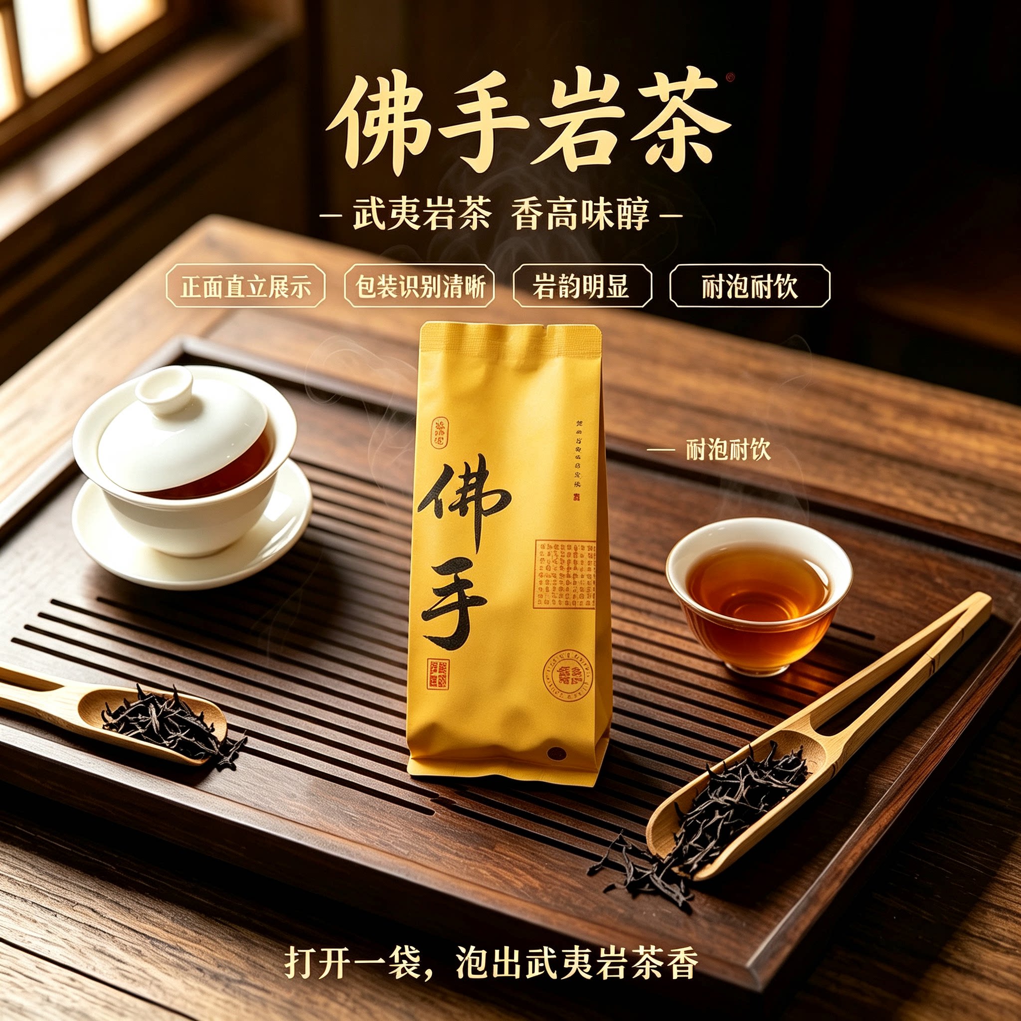 武夷岩茶佛手雪梨香耐泡小泡袋装