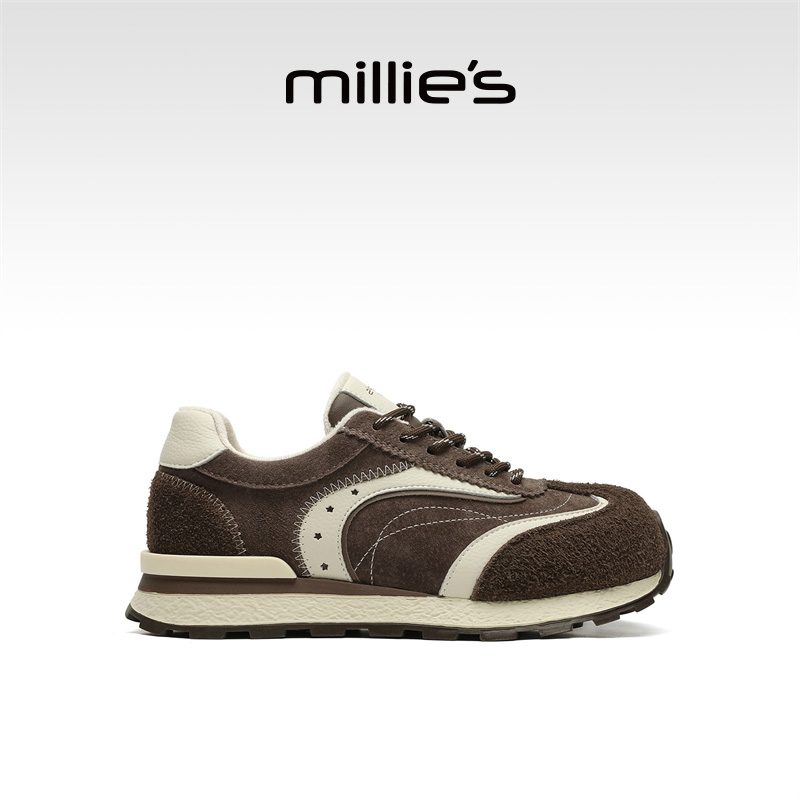 millies妙丽复古新款加绒女鞋
