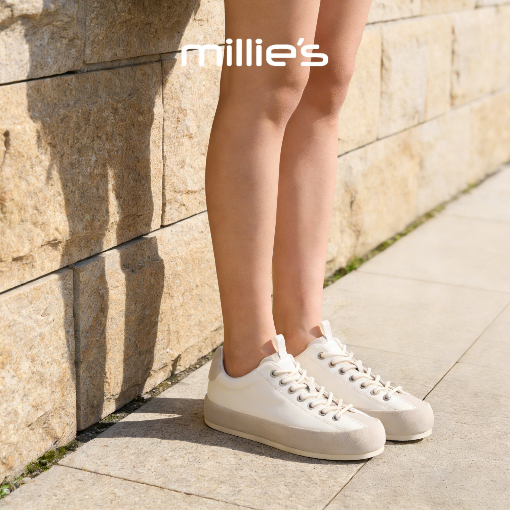 MILLIE'S/妙丽简约百搭女款深口单鞋女鞋真皮休闲板鞋女春季新款,女鞋,深口单鞋,淘宝优惠券,粉丝福利购,淘宝优惠卷