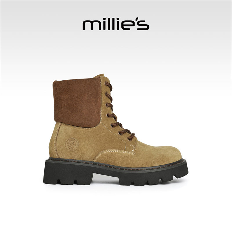 millies妙丽厚底增高雪地靴