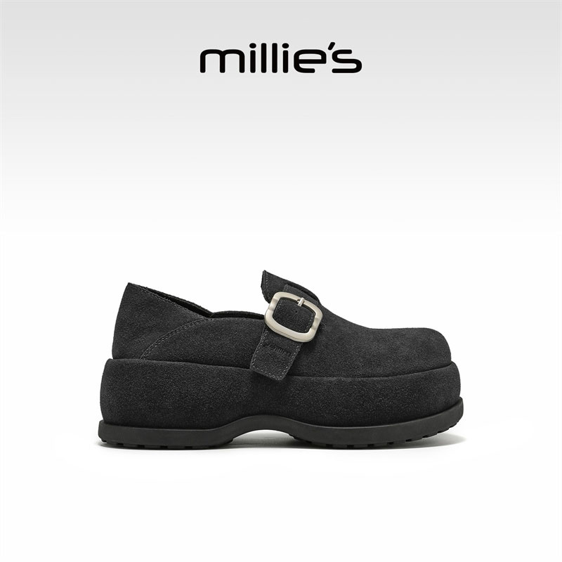 millies妙丽女鞋厚底百搭休闲鞋