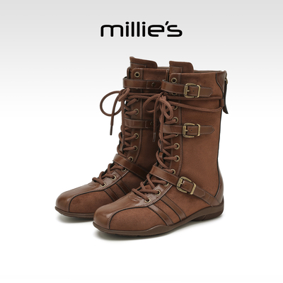 millies妙丽时尚马丁靴女