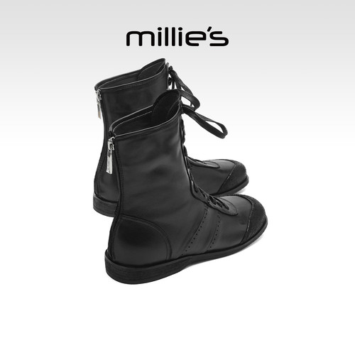 millies妙丽女鞋百搭瘦瘦靴女靴
