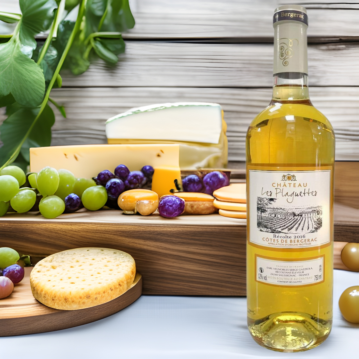 法国原瓶原装进口甜白长相思女士干红酒波尔多城堡aoc