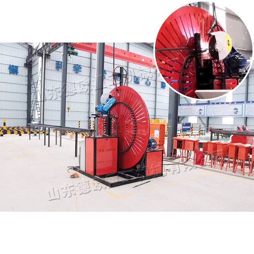 数控自动点焊弯圆机 桥梁钢筋笼加强机 立式圆盘钢筋焊弯圆设备