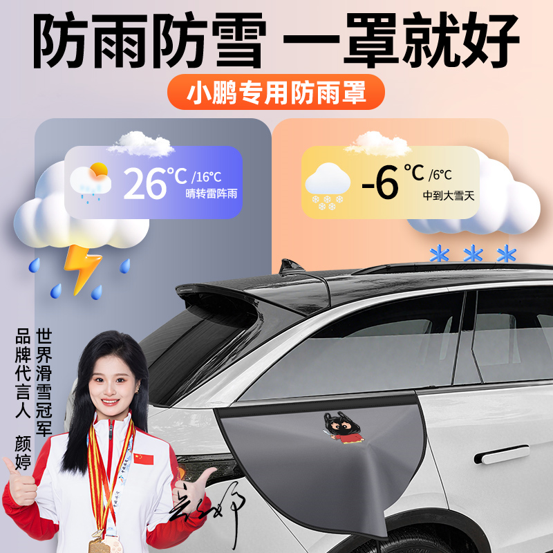 【小鹏专用】军工级充电枪防雨罩