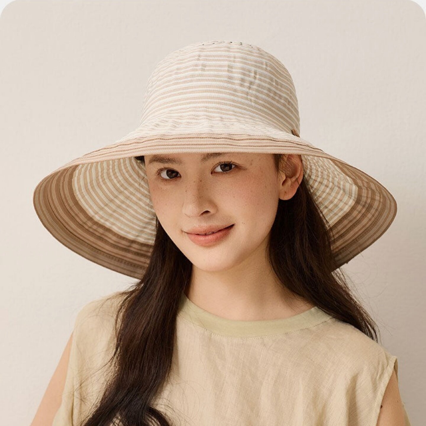 2026新款女士大檐防晒渔夫帽