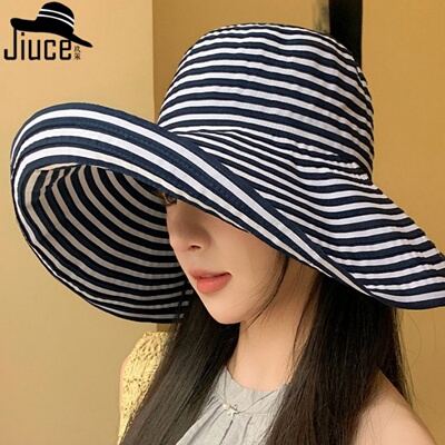 2026新款女士大檐防晒渔夫帽