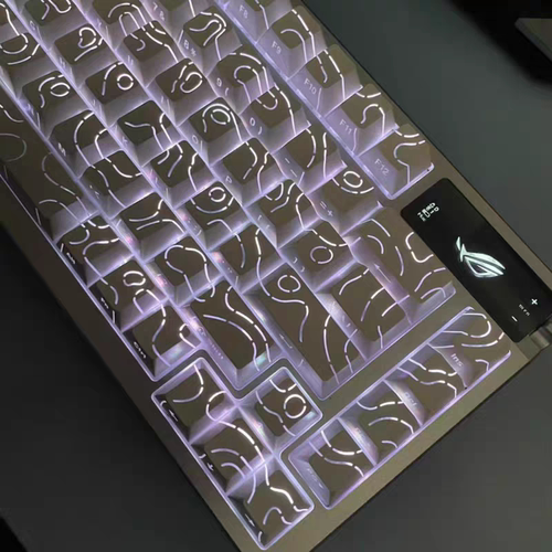 等高线4.0键帽pbt适合wooting60迈丛ace68夜魔rainy75f87wave75