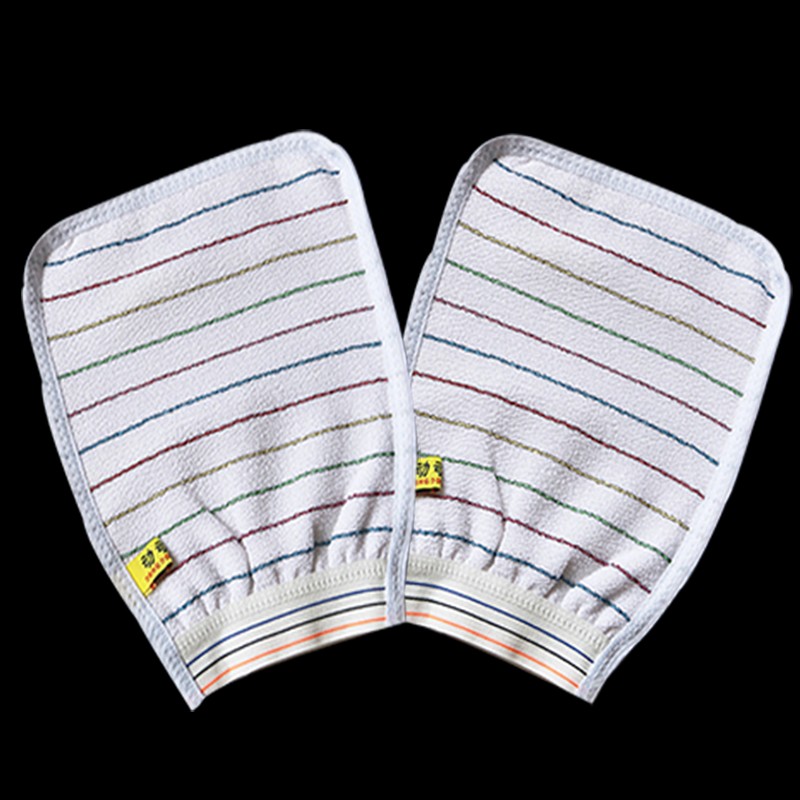 动动手2个搓澡巾沐浴成人双面加厚磨砂免搓澡搓泥男女洗澡巾搓背