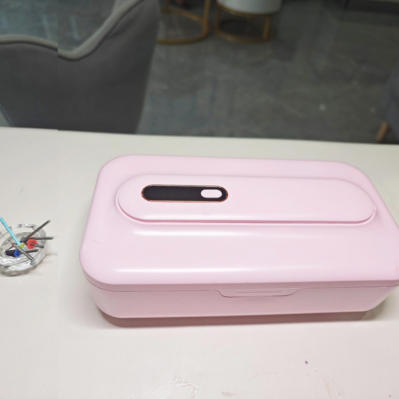 美甲店医疗眼镜定时牙具消毒器加热双层台式紫外线消毒柜小型