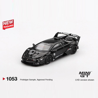 策哲預(yù)售MINIGT 1:64蘭博基尼蝙蝠 LB剪影合金汽車模型擺件#1053