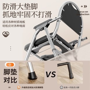 老人座便器移动马桶凳孕妇家用结实D折叠厕所神器便携老年人坐便