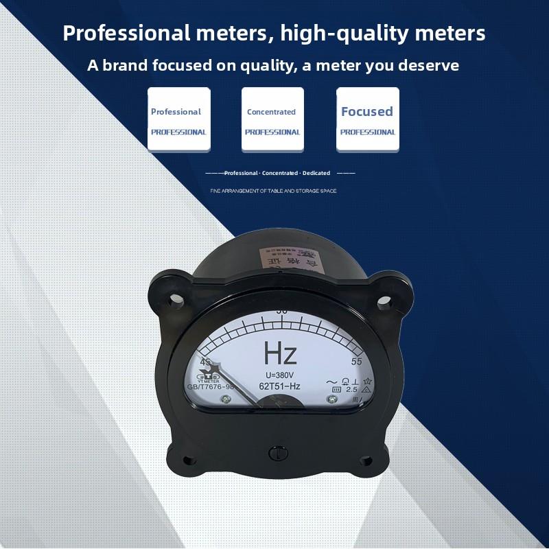 62t51电流表62t2电压表62C5频率表Hz 450V交直流船用仪表玉台