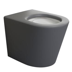 监狱看守所留置室卫生间座便器防臭防撞马桶谈话室软包陶瓷坐便器