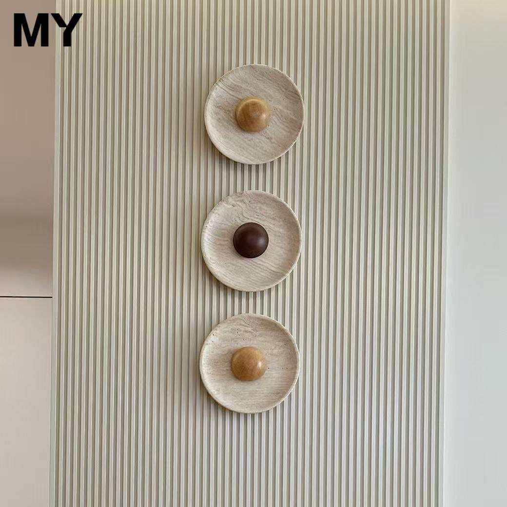 中古侘寂风餐厅民宿黄洞石圆形壁灯复古卧室床头过道楼梯氛围灯具,家装灯饰光源,壁灯,淘宝优惠券,粉丝福利购,淘宝优惠卷