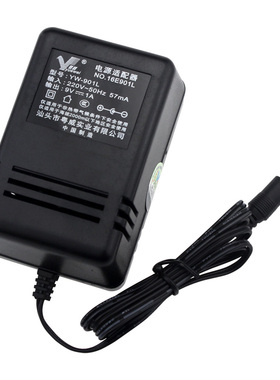 粤威9V变压器通用半导体索尼cd机d350 D250 99 50 900 150静音9伏